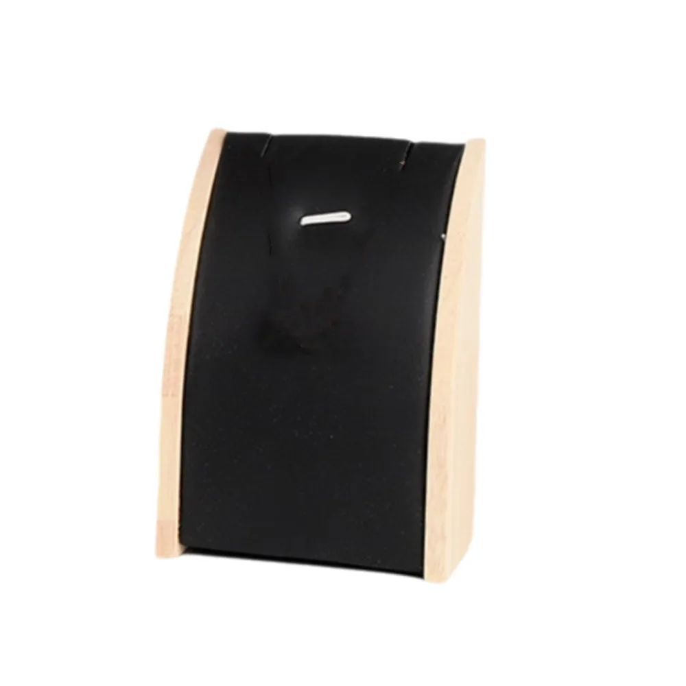 

Fashion Wooden Necklace Display Stand Portable Multifunctional Jewelry Storage Rack Curved Counter Display Props