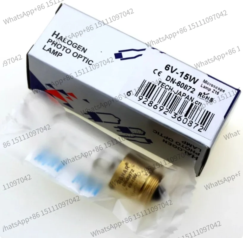 10pcs 6V15W Ultra fine thread MB16 old-fashioned thread Z16 diameter 16mm metallographic microscope instrument bulb