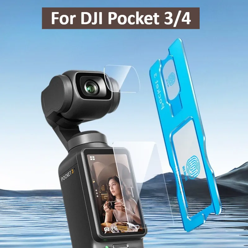 Camera Screen Protector for DJI Pocket 4 3 HD Tempered Glass OsmoPocket4 Pocket3 Pk4 Pk3 Positioning Easy Install Lens Film
