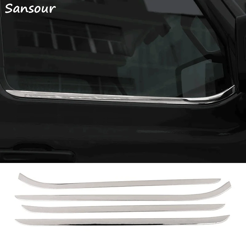 

Chromium Styling for Jeep Wrangler JL 2018 2019 2020 2021 2022 2023 Car Door Window Decoration Strips Trim Car Accessories