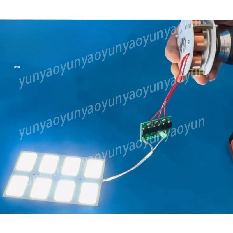20W Disc Alternator, 65x25mm Low RPM High Power Permanent Magnet Generator, Multi Pole Core