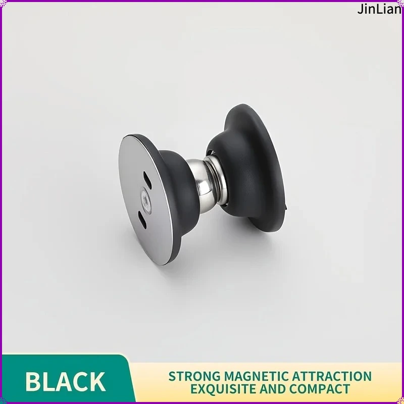 New Punch-free Short Door Stopper: Anti-collision Door Suction Holder for Bathroom/Toilet Door Back Fixation,Easy Installation