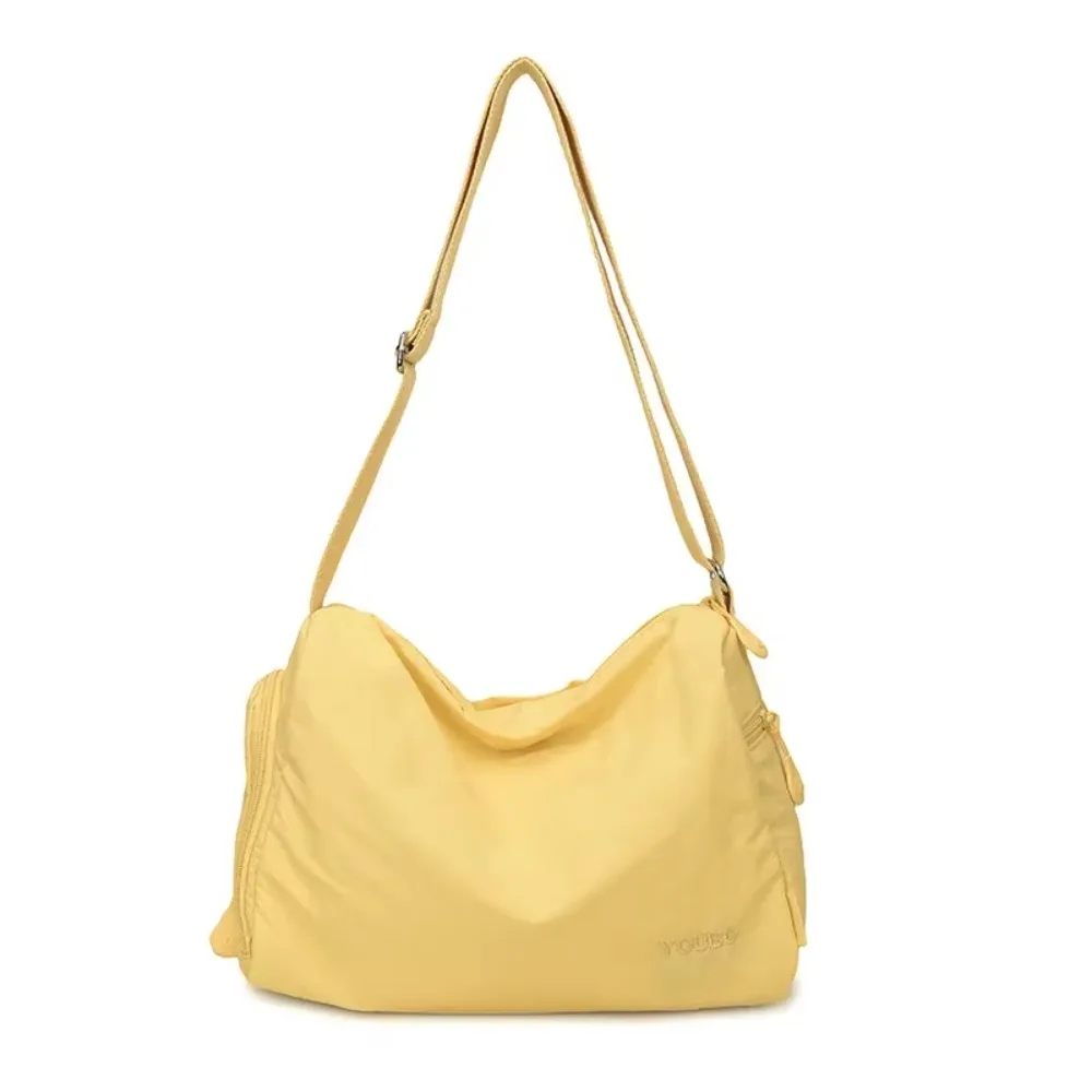 

Новая нейлоновая сумка для фитнеса, дорожная сумка через плечо, сумка для багажа в ленивом стиле, сумка на одно плечо, большая вместительная спортивная сумка для йоги, короткая поездка