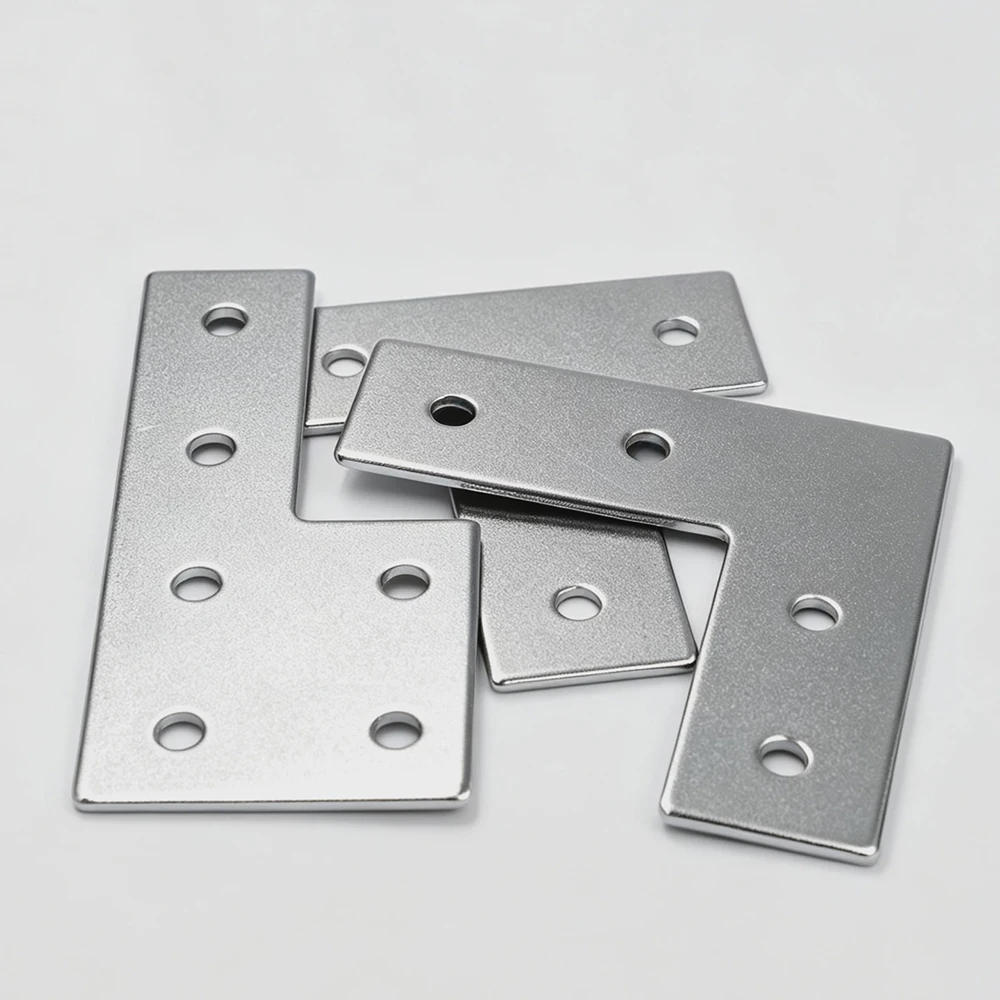 1Pcs 20/40/60/80/90/100 Aluminum Profiles Corner Code T-Type 90 Degree Right Angle Connection Fixing Accessories 4/6/8 Holes