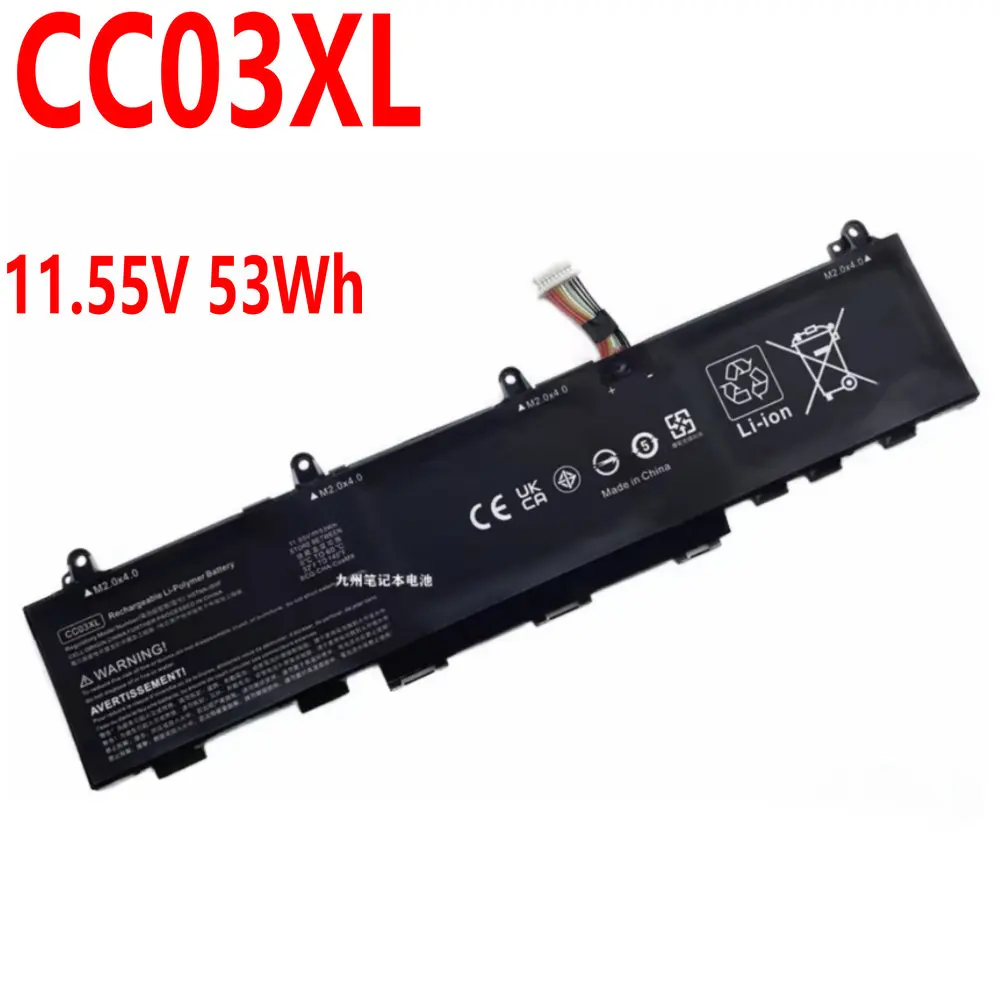 

11.55V 53Wh CC03XL Laptop Battery For HP ZBook FIREFLY 14 G7 G8 MT32 MT46 EliteBook 830 835 840 845 ProBook 635 AERO L77608-1C1