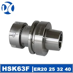 HSK63F держатель инструмента HSK63 ER ER16 ER25 ER32 ER40 держатель инструмента HSK 63F ER гравировальный деревообрабатывающий станок HSK63F