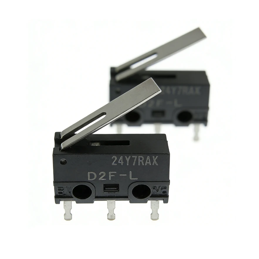 NEW D2F-L D2FL D2F  0.74N mouse button travel  micro switch 3PIN