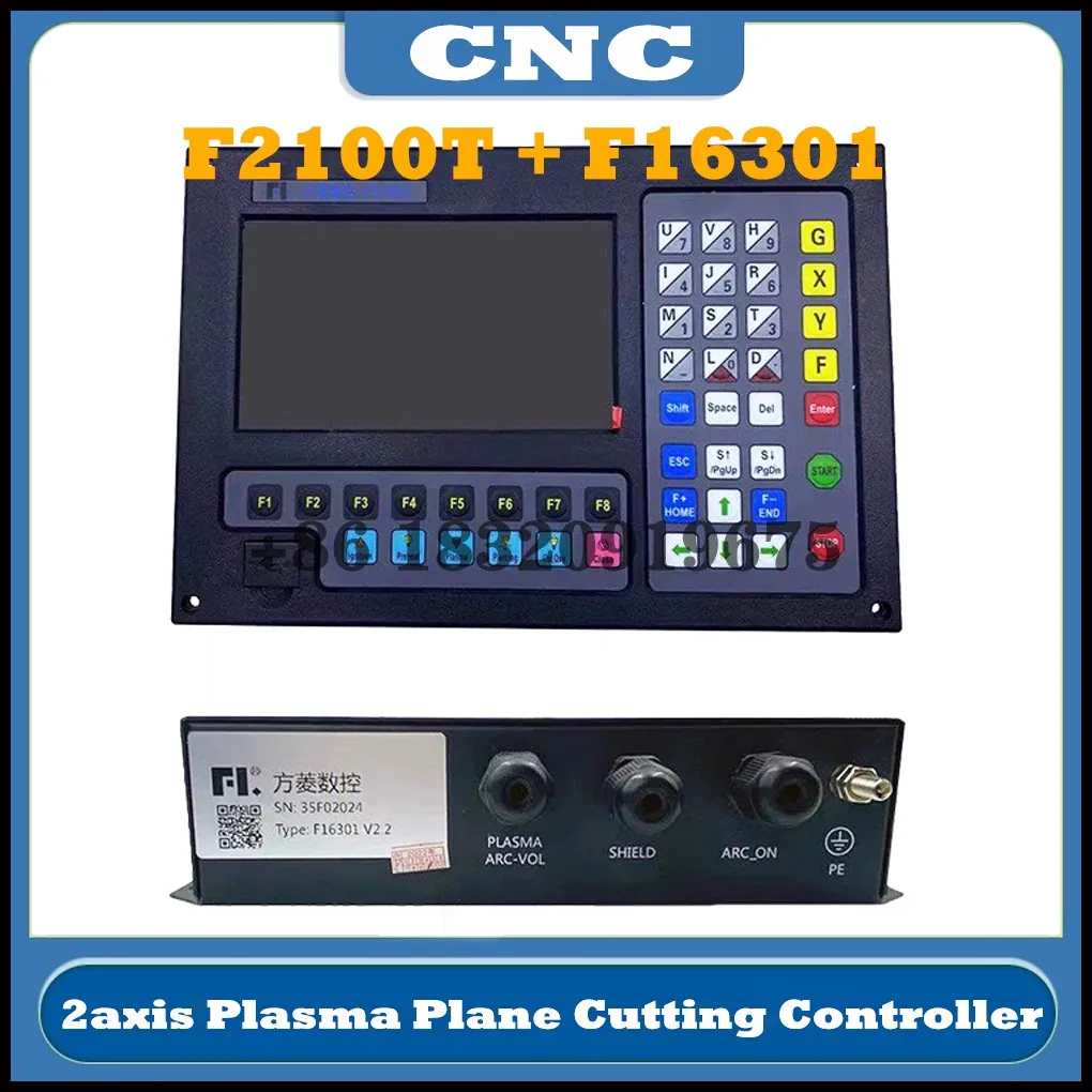 

CNC Plasma Plane Cutting Controller Fang Ling F2100T Plasma Flame Cutting Machine 2axis Cnc System+F16301 Voltage Divider
