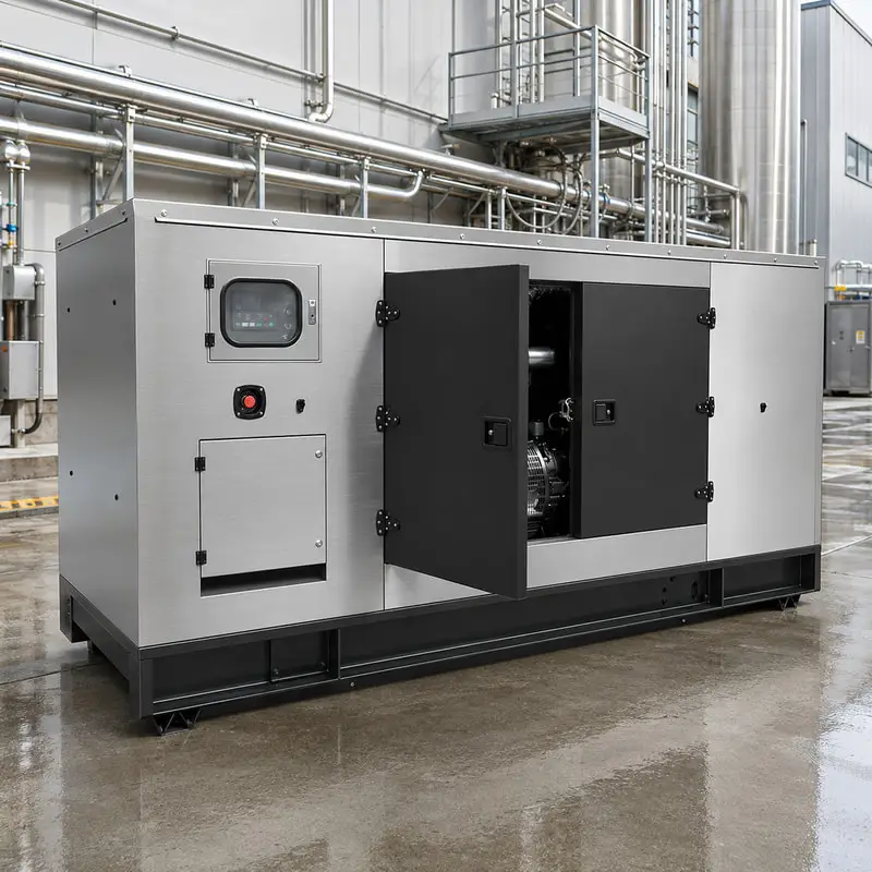 180kW Trailer Generator Set Efficient Cooling for Data Center Customized Water Cooled Generator Commercial Backup Low Noise