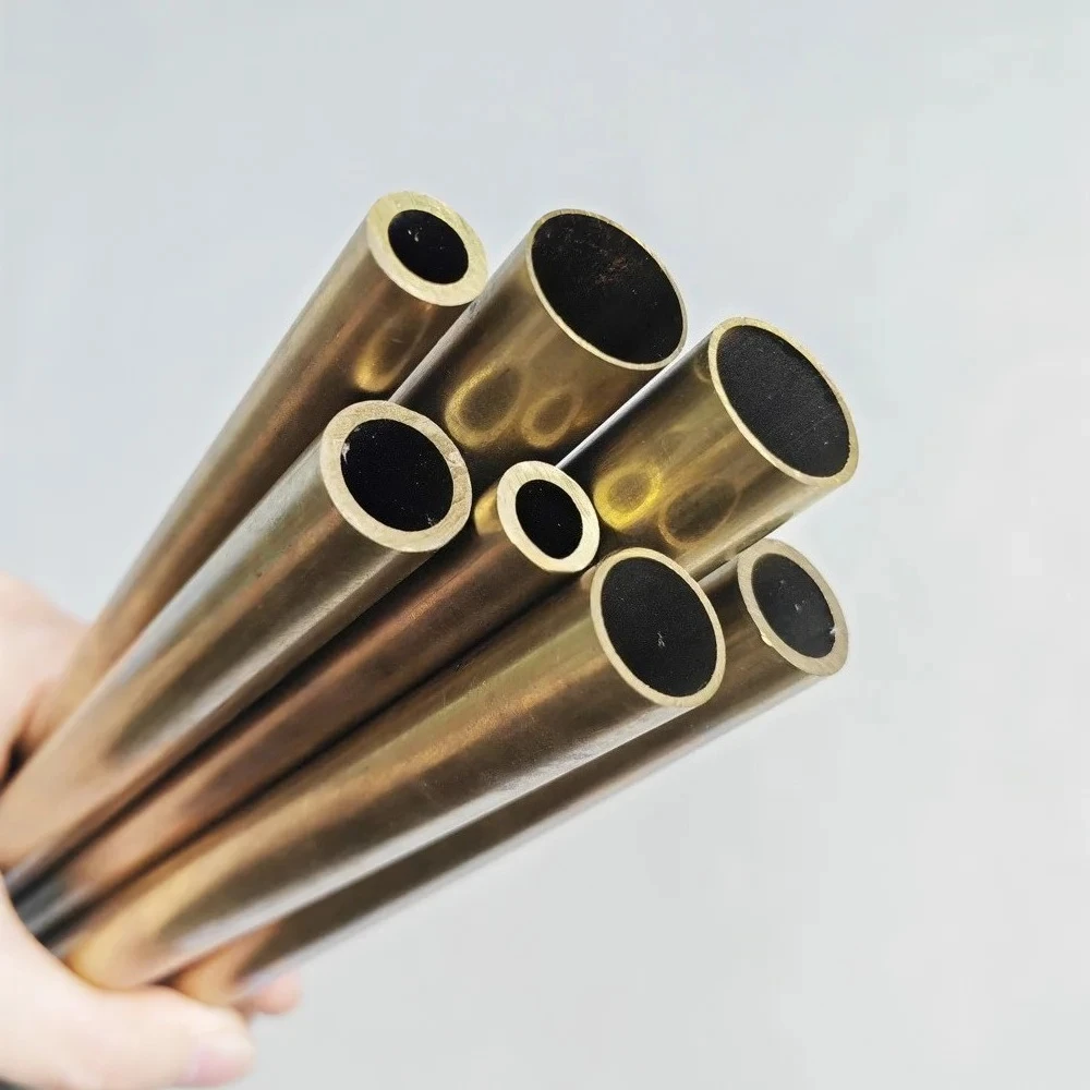 Brass Tube OD16-38mm Brass Hollow Round Pipe Straight Pipes CNC Metal ID16/17/18/19/20/21/22/23/24/25/26/27/28/29/30/32/35/36mm