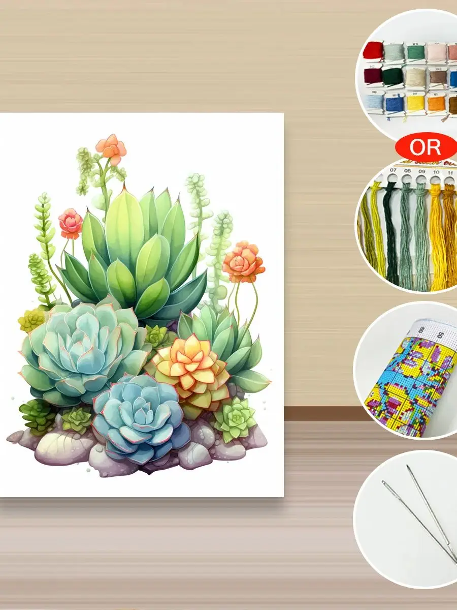 1 Stück 30x40cm/11,8x15,7 Zoll, 11CT/14CT Druck Kreuzstich DIY-Set Neujahrsgeschenk, entspanntes Stickset für Anfänger, Pflanzenmotiv – Detail 1