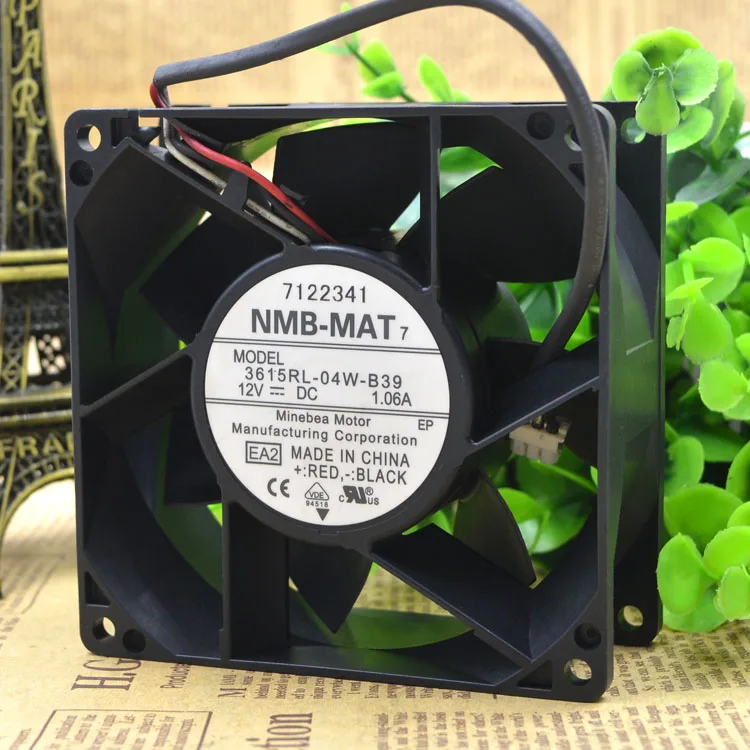 

3615RL-04W-B39 12V 1.06A ORIGINAL 929238MM 3WIRES AXIAL FLOW FAN