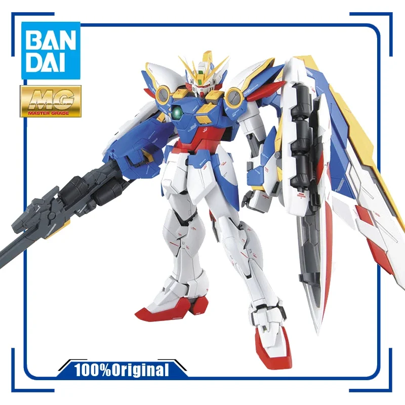 

BANDAI MG 1/100 XXXG-01W Wing Gundam EW Action Toy Figures Assembly Model Boy's Holiday Anime Gift