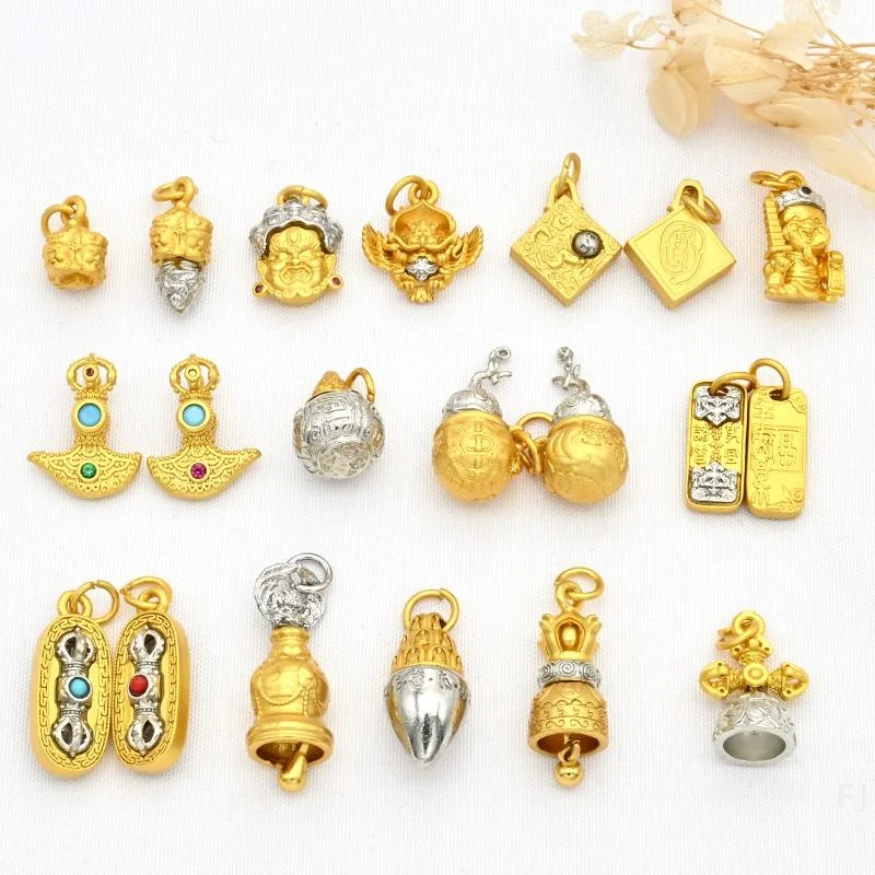 

[YU] древний золотой цвет, Кинг-Конг, демон, пестик, переходная перегородка, ювелирные изделия своими руками, аксессуары, браслет, ожерелье, бусины ручной работы