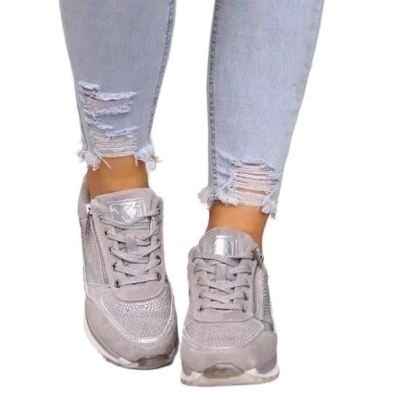 Briti Faion أحذية نسائية غير رسمية منخفضة الأعلى Faion برشام مزين مادة إيفا ربيع الخريف الموسم كعب مسطح