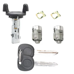 Ignition Switch Lock Cylinder Front Door Lock Cylinder For 1999 2000 Chevy Silverado Tahoe Suburban GMC Sierra 704600 702912