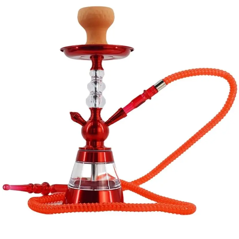 Bright Color Shisha Hookah Single Tube Pipe Shisha Hookah Acrylic Made High Quality Hookah For Bar