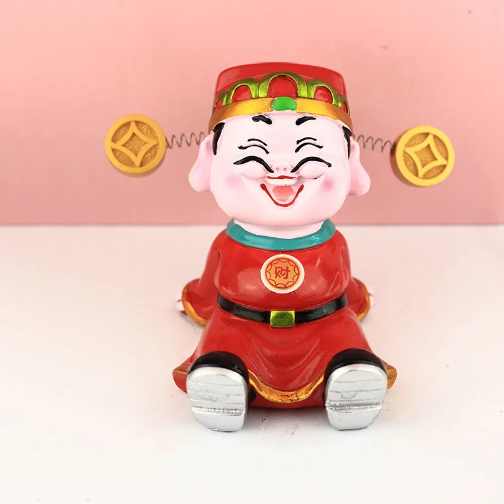 God of Wealth Creative Phone Holder Model Doll Figure Mobile Phone Stand Support Desk Decor Cell Phone Bracket Phone Accessories