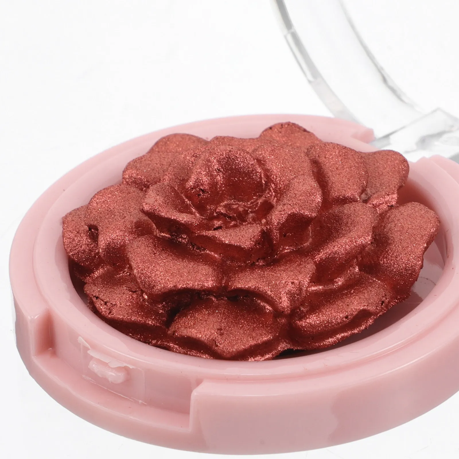 Rose Gold Highlighter Powder 3D Carved Rose Face Cheeks Eyes Illuminating Radiant Glow Sculpted Contour All Skin Types Metallic