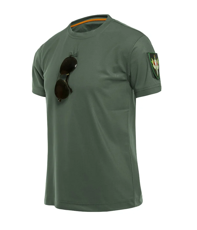 Magliette tattiche uomo Sport traspirante Outdoor Military Tee Quick Dry camicia a maniche corte caccia combattimento abbigliamento uomo