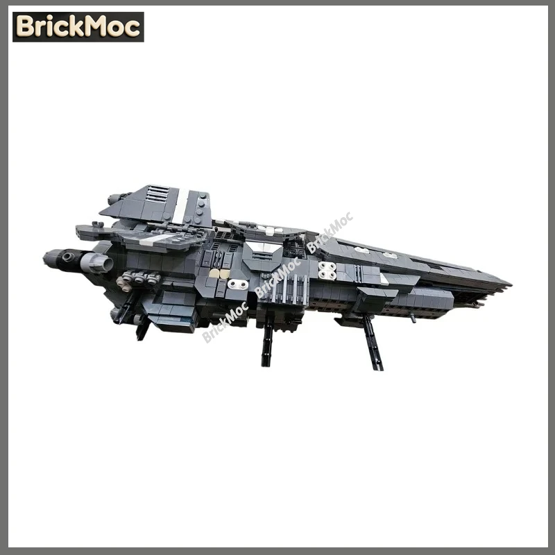 

Sci-fi Spaceship Building Bricks Retro Spacecraft Model Fine Craft Design Personal Hobby Collection Toy 1563PCS