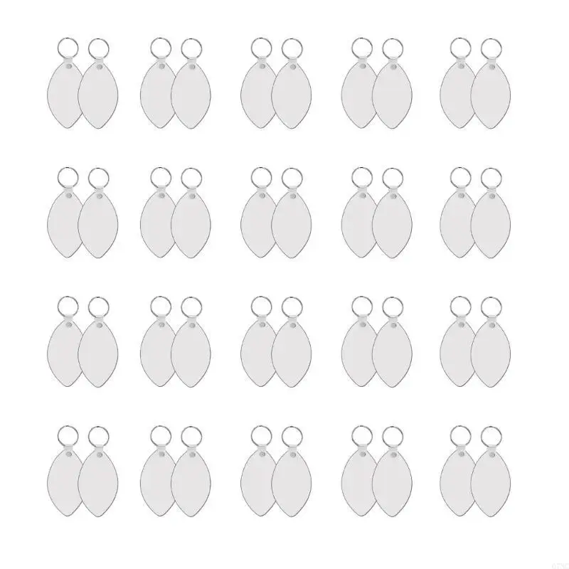 40Pcs/set Thermal Transfer Blank Consumables Helmet Shirt Pendant