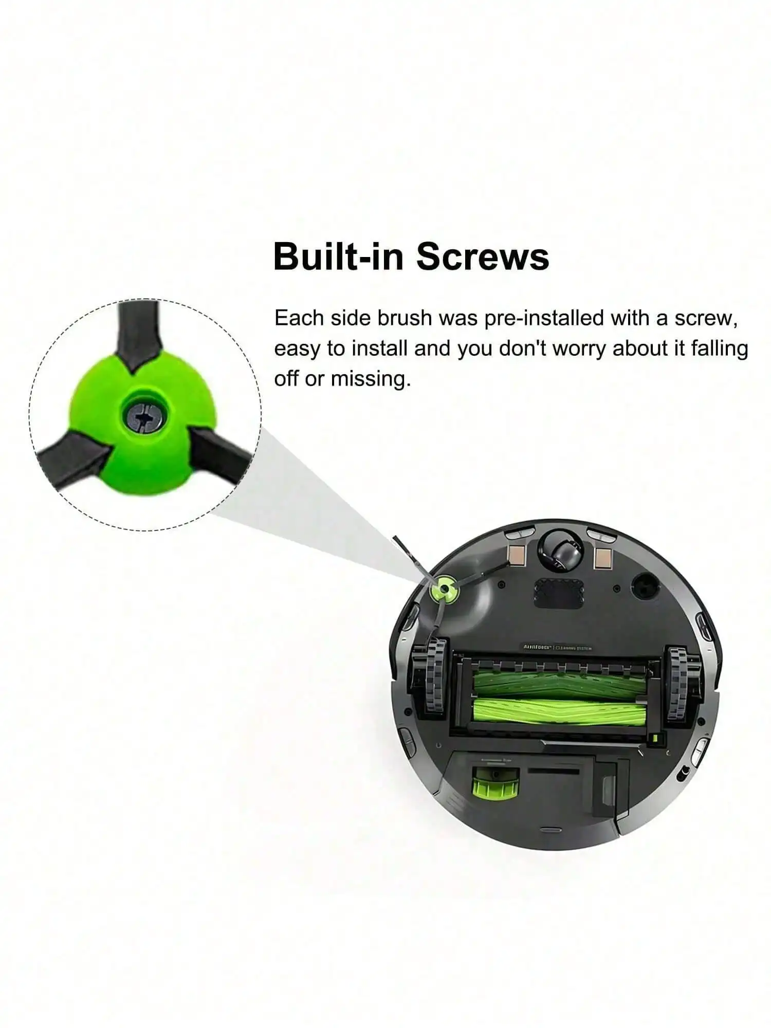 For IRobot Roomba I J E Series I1+ I2+ I3+ I4+ I5+ I6+ I7+ I8+ J6+ J7+J8+ E5 E6 E7 Robot Vacuum Side Brushes Accessories Parts