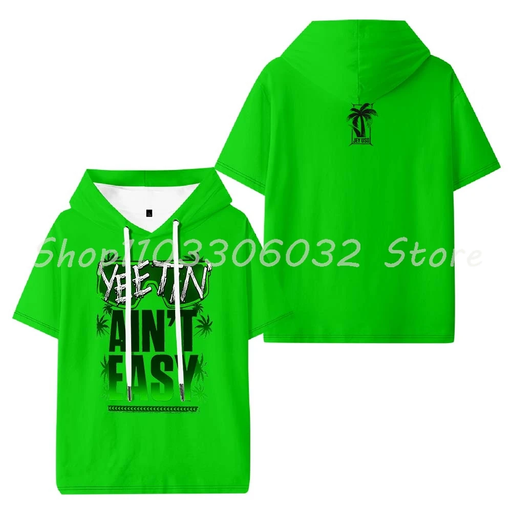 تي شيرت Jey Uso Yeetin' ليس من السهل مقنع للنساء والرجال بأكمام قصيرة تي شيرت كاجوال على الموضة #1