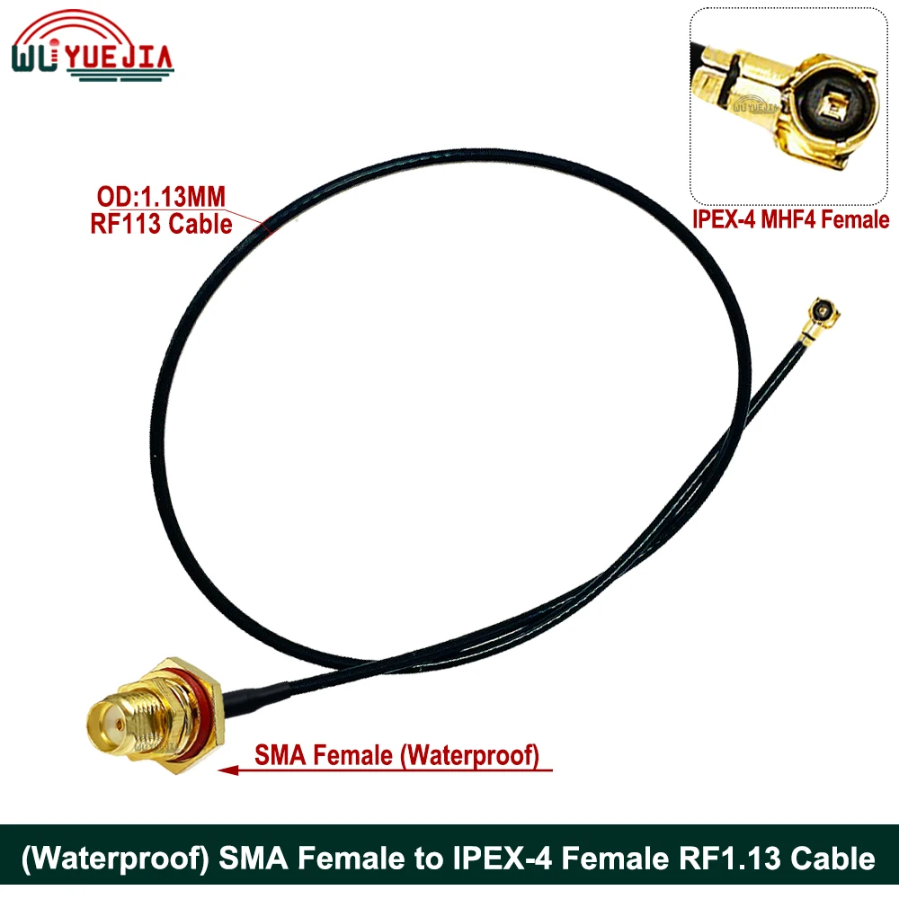 1Pc U. Fl Rf113 Kabel Waterdichte Sma RP-SMA Vrouwelijke Naar Ipx IPEX-1 -4 Vrouwelijke Jack Rf113 Pigtail Wifi Antenne Verlengkabel Jumper