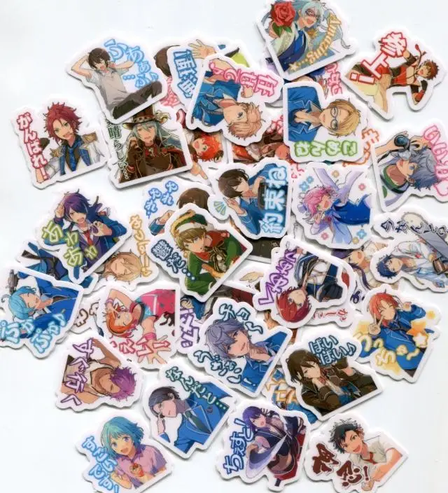 40pcs/pack (3cm)Ensemble Stars Stickers  Diy Crafts  Diary journal Decorative