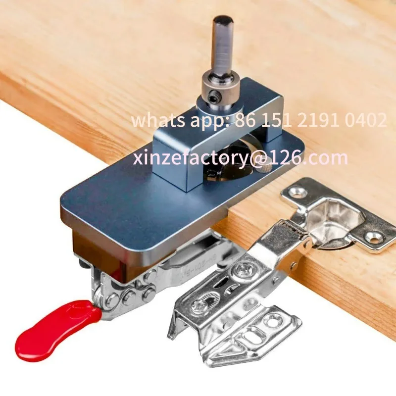 

Customizable Woodworking Upgrade Concealed Hinge Jig Kit Hinge Boring Jig Drilling Guide Locator for Face Frame Cabinet