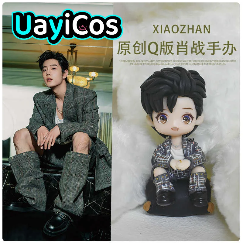 Idol Star  Xiao Zhan Wang Yibo Fashion Costume Suit Figurine  PVC Action Anime Figure Statue Doll Model Toys For Kids Gifts