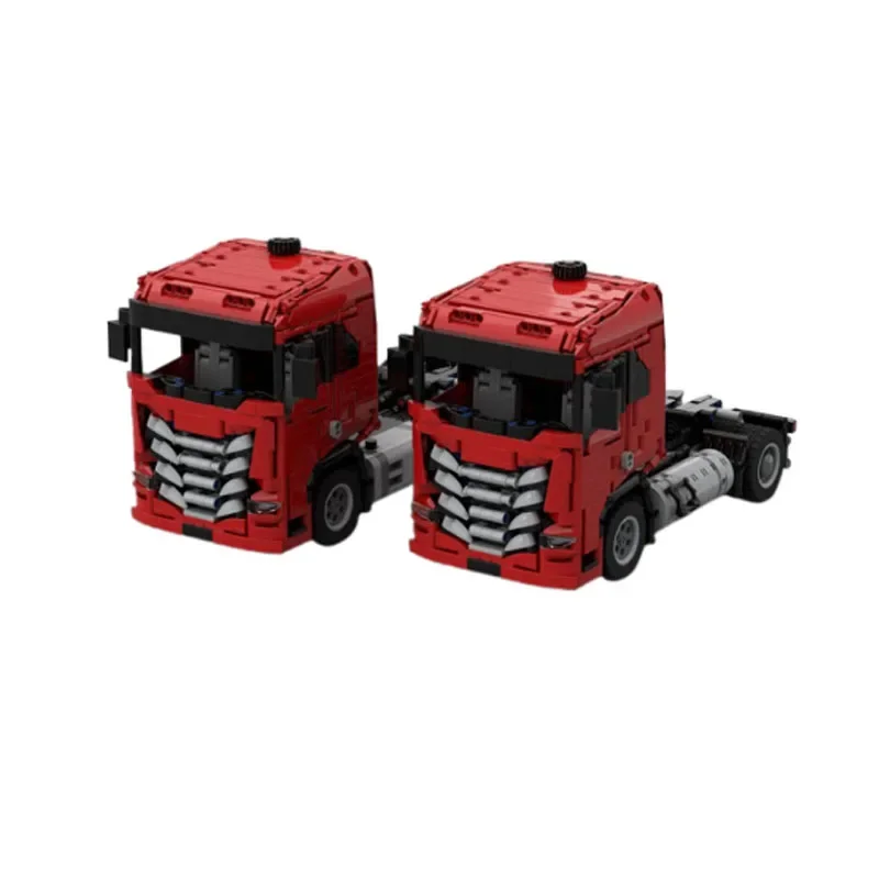 Classic MOC-120755 Building Block 6X2 Static 1486PCS Truck Tractor Assembly High difficulty Model Adult and Children Toy Gift