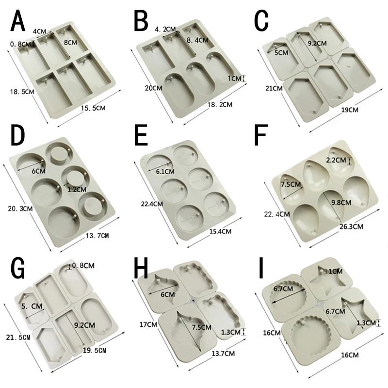 Silicone argilla aromaterapia compresse stampi ciondolo appeso ornamenti gesso cera epossidica fiore sapone stampo torta al cioccolato strumento di