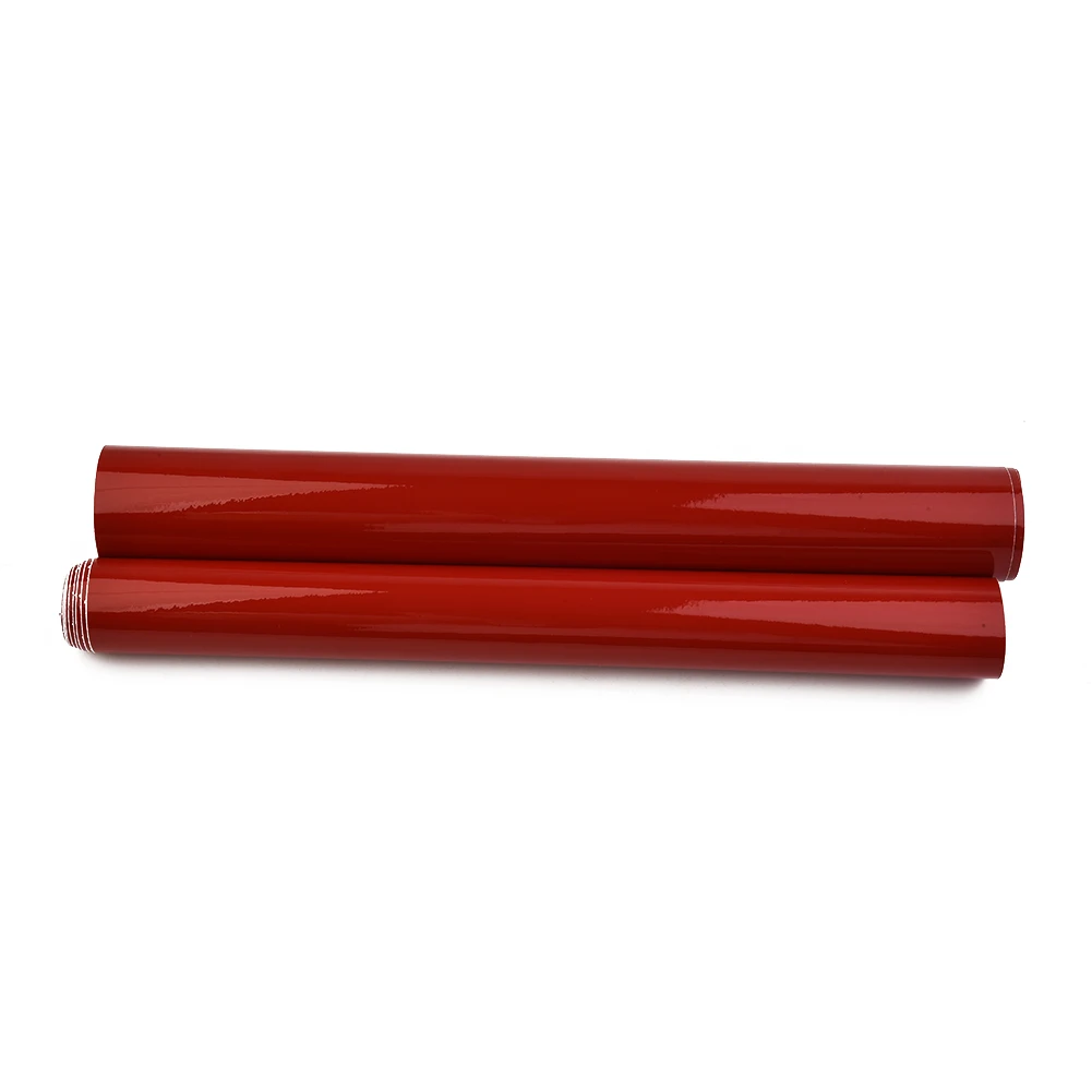 Red Vinyl Wrap Material with Super Gloss Coating for Car Door Panels Bumper Inserts and Gadget Customization 30 x 150 CM