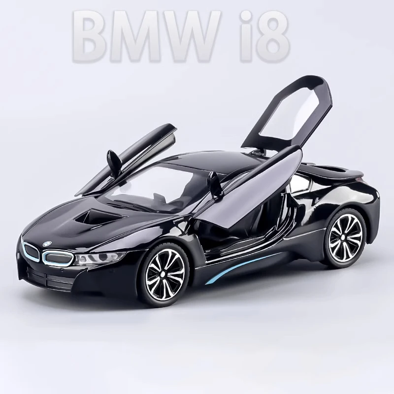 1:24 I8 Supercar Alloy Car Diecasts & Toy Vehicles Car Model Sound