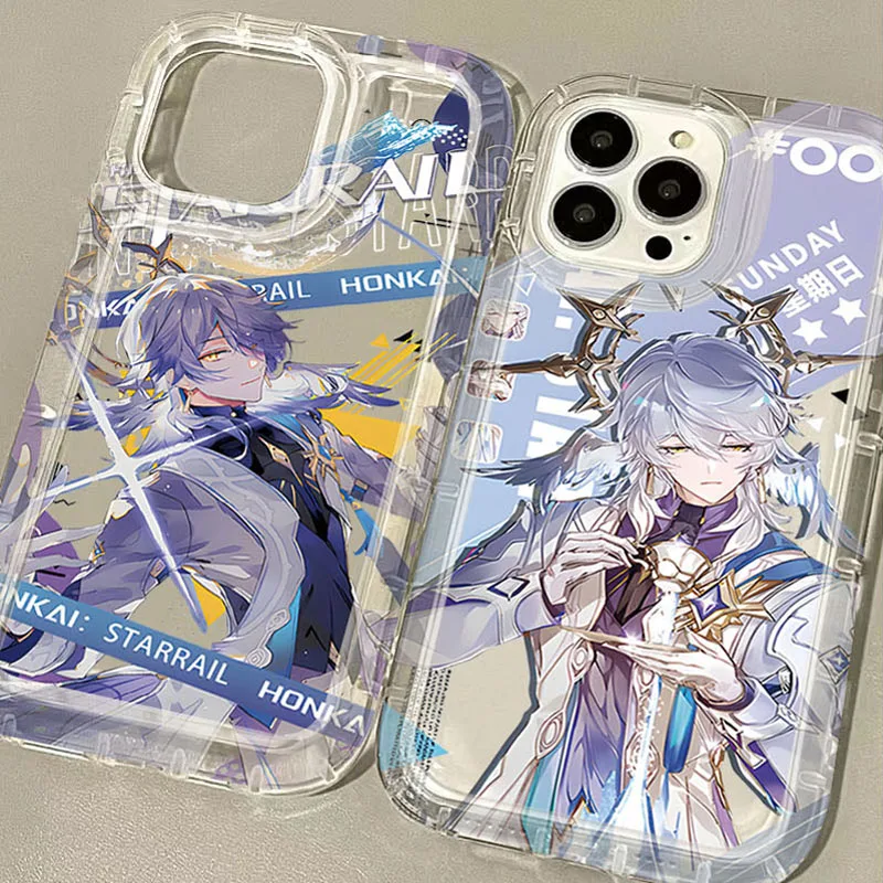 Honkai Star Rail Sunday Case For iPhone 16 15 14 13 12 11 Pro Max XS X XR 8 7 Plus SE 2020 Shockproof Silicone Clear Back Cover
