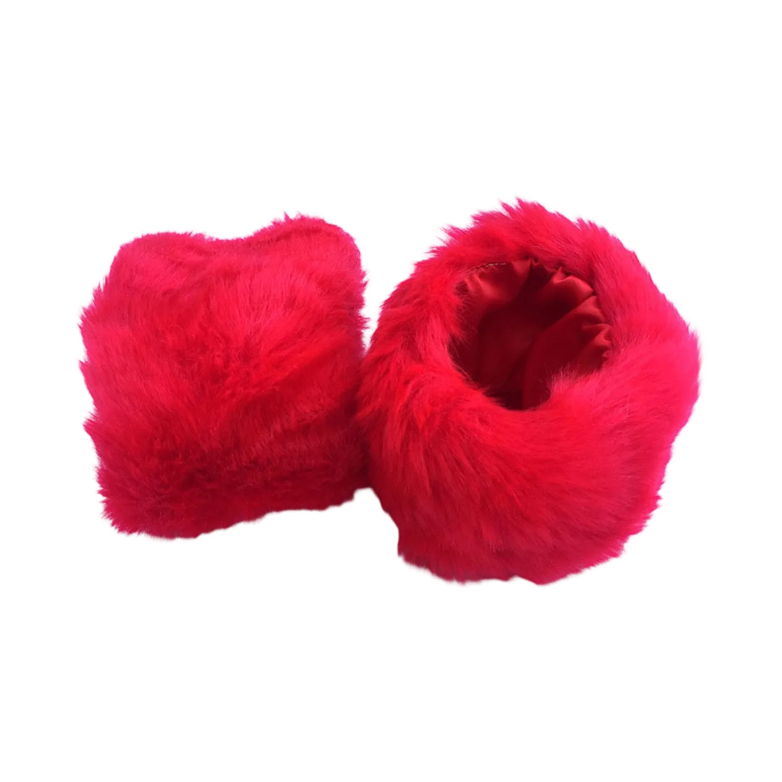 Picture 3: Plush Wrist Band, Plush Soft Faux Wrist Ring Cuffs Winter Arm Sleeves