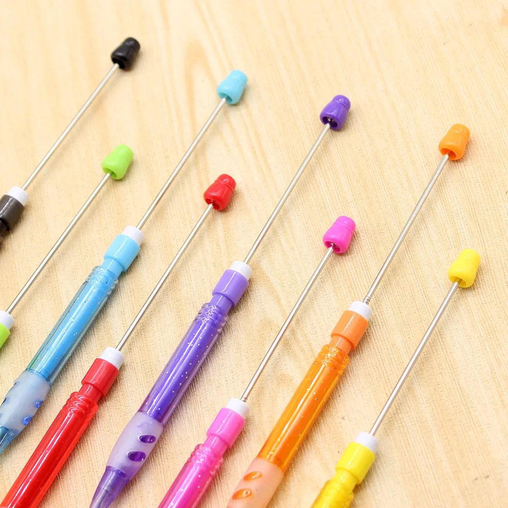 Charming DIY Beaded Pencil- Sharpening Design for Students School Study Charming Beadable Writing Tool Stationery Essentials