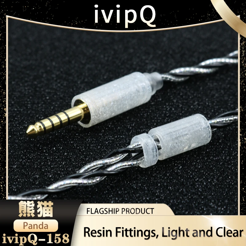 ivipQ Multi-element Dirigent Oortelefoon Kabel 2PIN MMCX IE900 Vervang Audiofiele Kabel voor S12 Pro Hexa Himalaya Starfield2 IEM