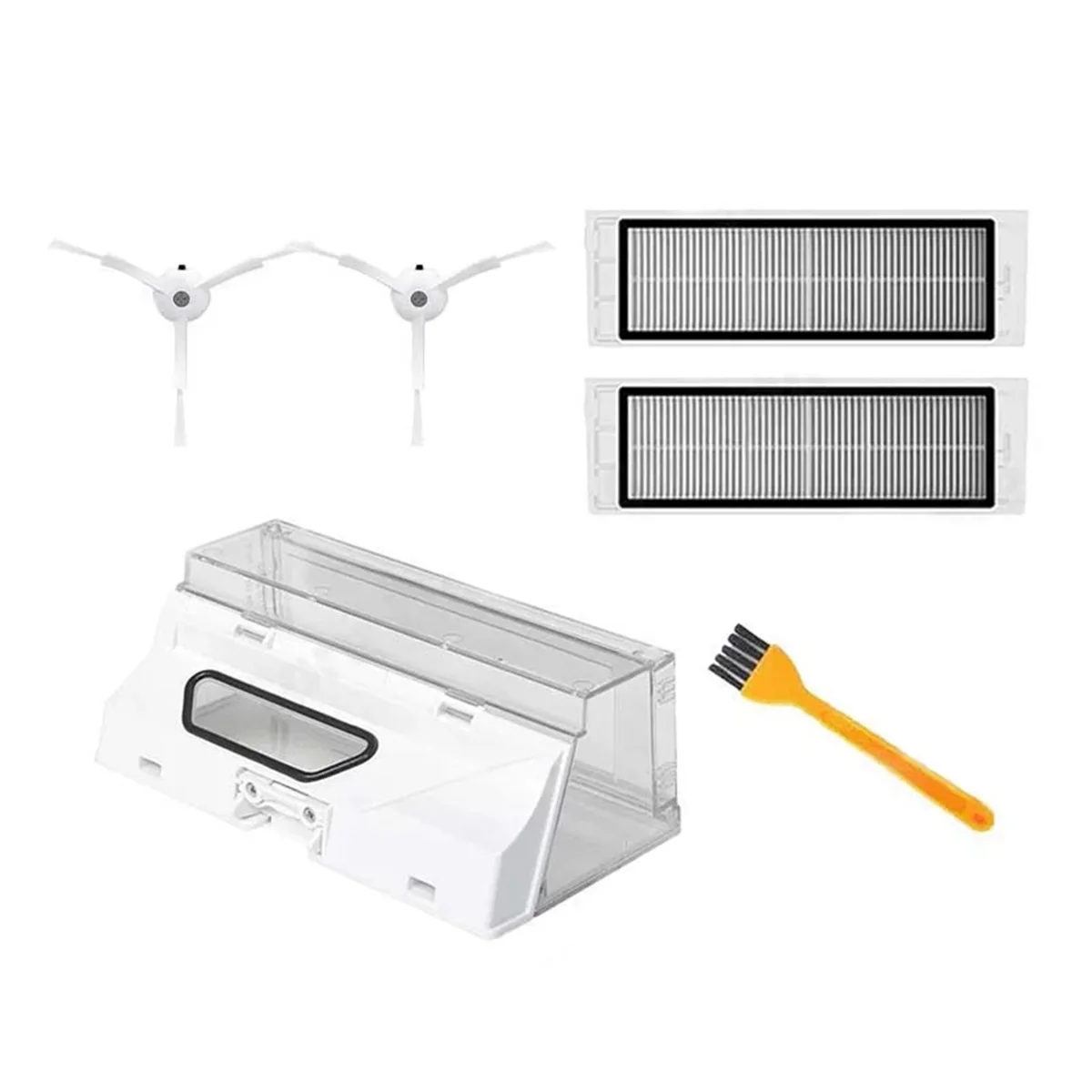 L65A For Xiaomi Mi Robot 2St Roborock S55 S51 S50 S6 T6 Dust Box Spare Parts Vacuum Cleaner Hepa Filter Replacement Parts