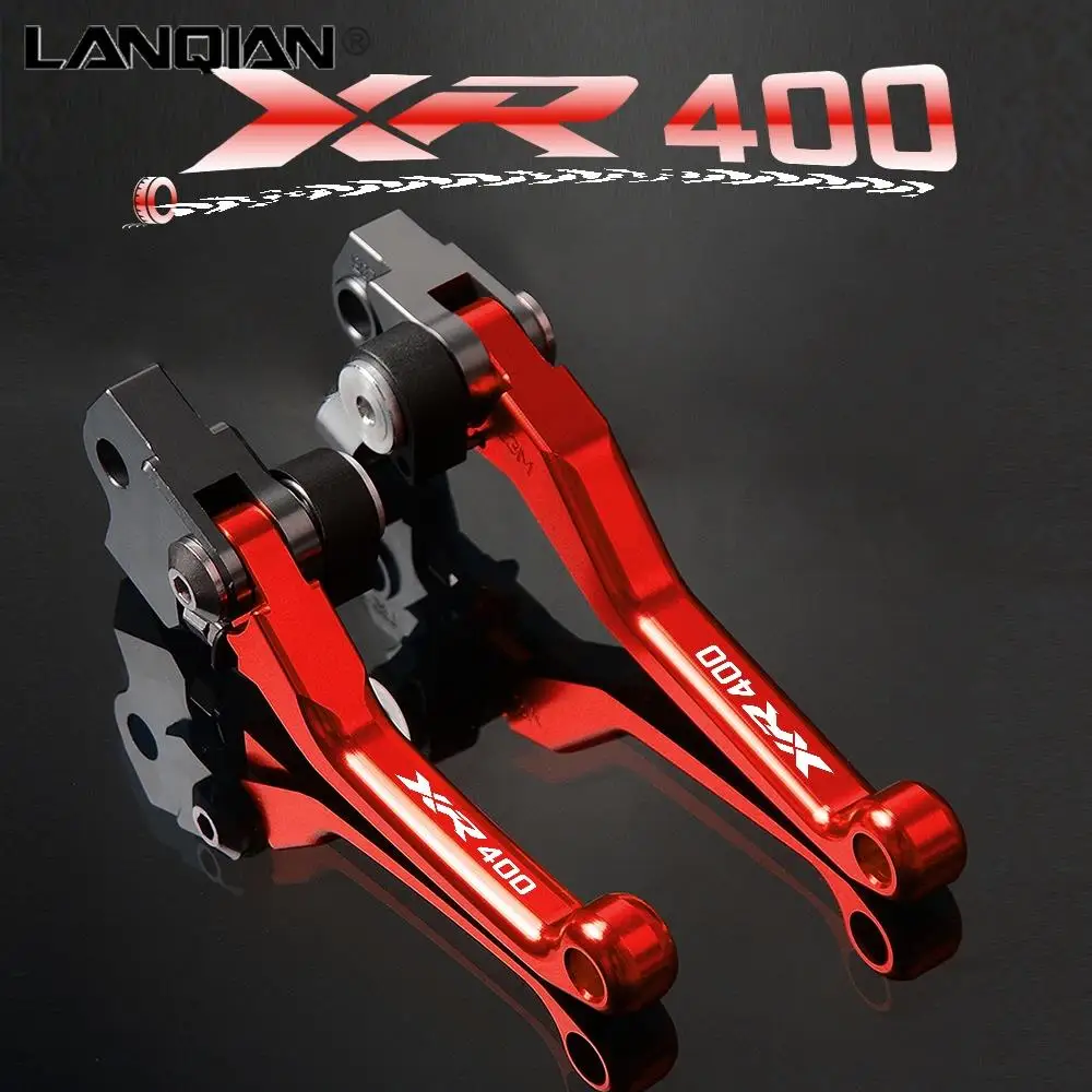 For Honda XR400 Motorcycle Dirt Pit Bike Pivot Brake Clutch Levers XR 400 1996 1997 1998 1999 2000 2001 2002 2003 2004 Parts