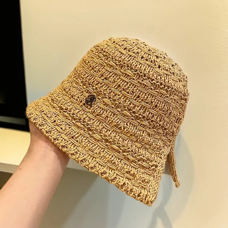 تنفس النسخة الكورية موضة حوض قبعة الصيف واقية من الشمس قبعة الإناث يظهر وجه صغير تنوعا ظلة المرأة قبعة بحافة 2