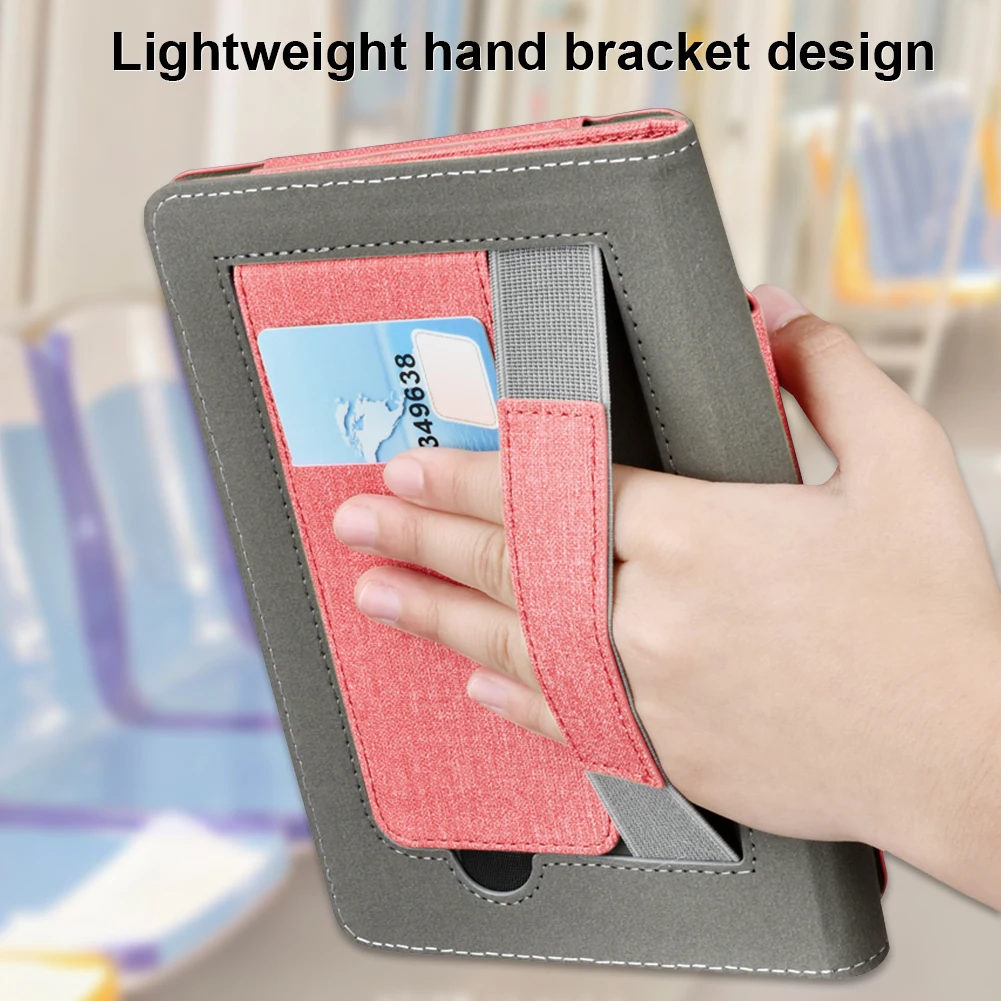 Protective Cover for Kindle Paperwhite 12th Gen 2024 7'' Card Slot Hand Strap Feature for Kindle Colorsoft Signature Edition