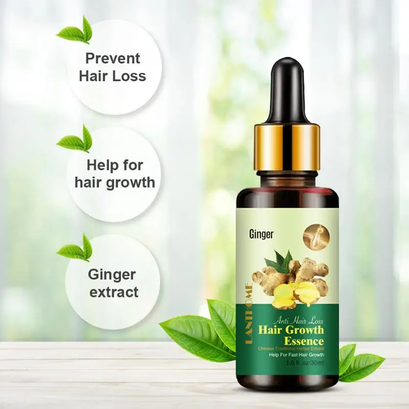 Haargroei Voor Vrouwen Mannen Gember Olie Haargroei Voor Mannen & Vrouwen Natuurlijke Haargroei Essence Olie Voor Haar Verdikking & Haar