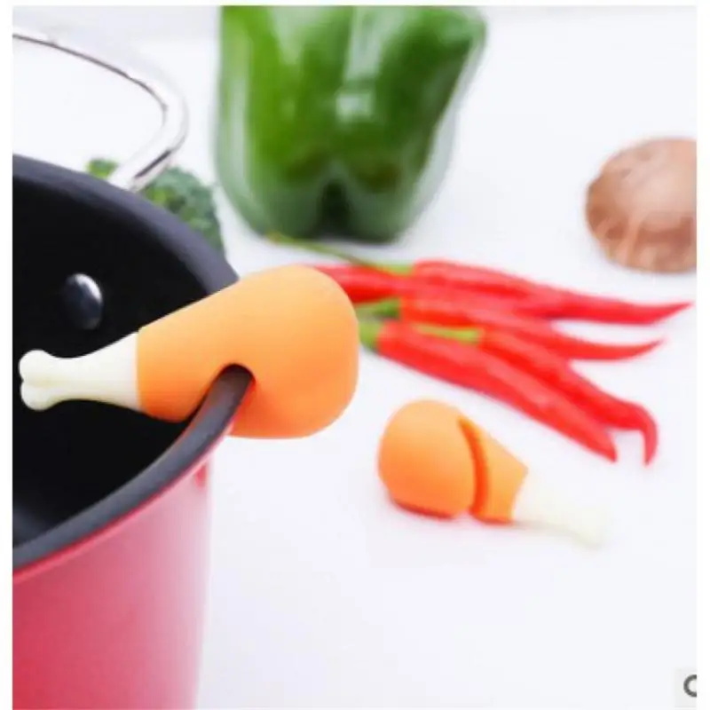 Anti Overflow Splash Pot Stoppers Cookware Pot Lid Edge Space Maker Water Soup Boiling Safe Lifter Food Grad Kitchen Utensil