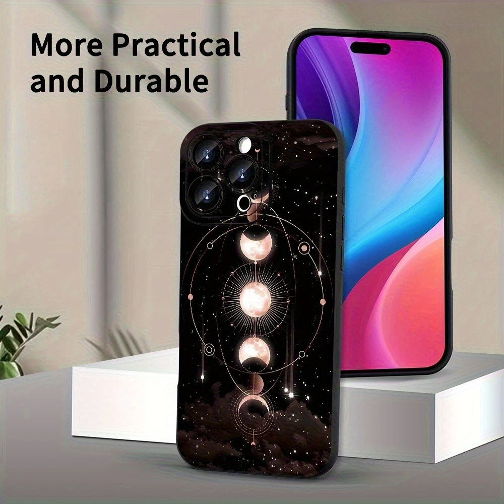 Hot-selling creative moon pattern phone case for iPhone17 16 15 14 13 12 11promax Plus