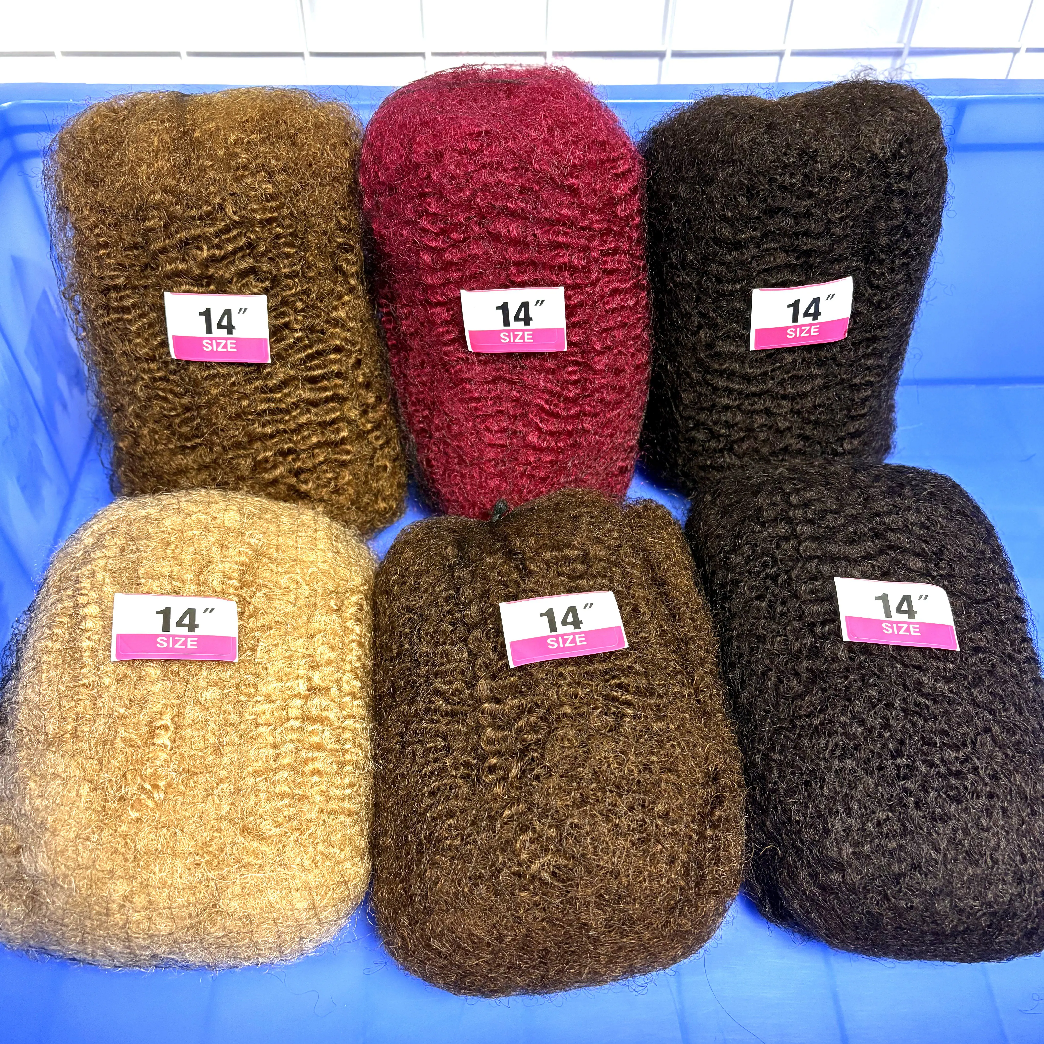 10-18In الملونة 4C الأفرو غريب الشعر البشري السائبة 30/50 جرام حزمة 100% شعر الإنسان لينة الأفرو غريب السائبة لملحقات Locs/التقلبات/الضفائر #2