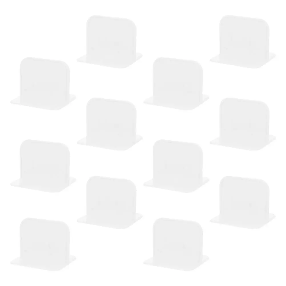 12Pcs T-Shaped Playpen Replacement Base Anti-Slip Stabilizer for Baby Playpen Dresser Bookshelf Wall Safety Anchor No-Drill Clip