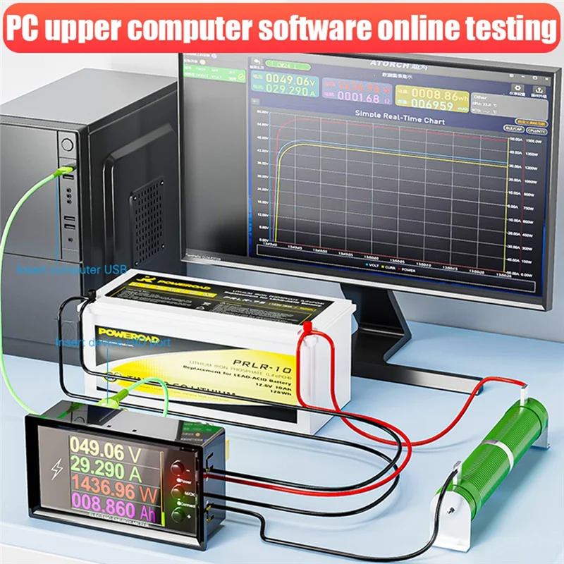 ABGI-電圧クーロンメーター DC ディスプレイ DC0-420V 600A/420V Wifi Tuya スマートデジタルリチウム電池容量検出テスター